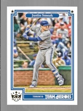 2019 Panini Diamond Kings Team Heroes Justin Smoak Blue Jays #TH-21 NRMT