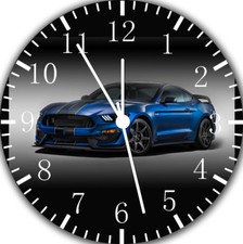 Mustang Frameless Borderless Wall Clock Nice For Gifts Or Decor E350