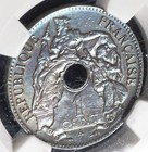 FRENCH INDO-CHINA, Cent, 1906 A Bronze, NGC AU DETAILS BEAUTIFUL TONING! — photo 4