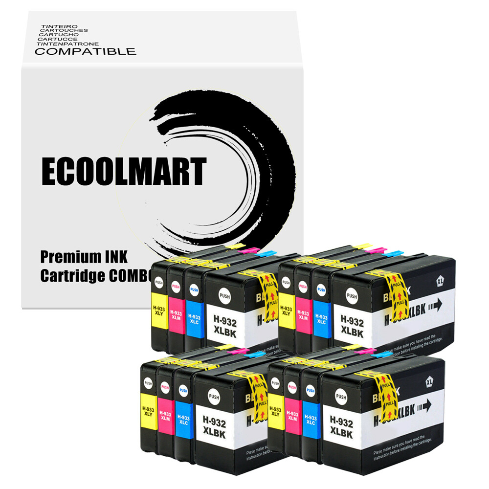 16PK Ink Cartridge replace for HP 932XL 933XL Officejet 6600 6700 7110 7510 7612