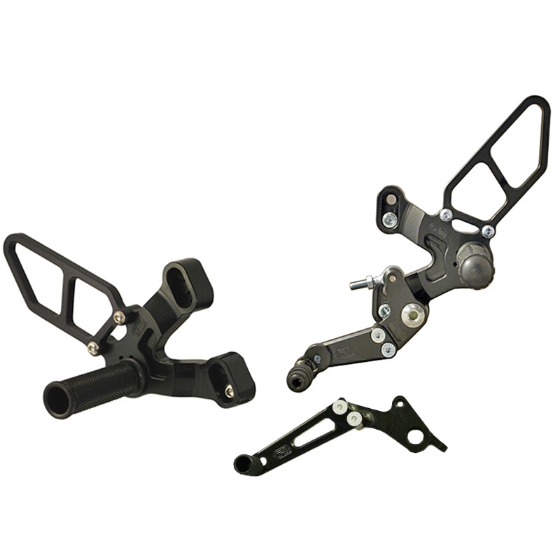 DUCATI 2011-13 848 EVO WOODCRAFT RACING REARSETS - GP SHIFT w