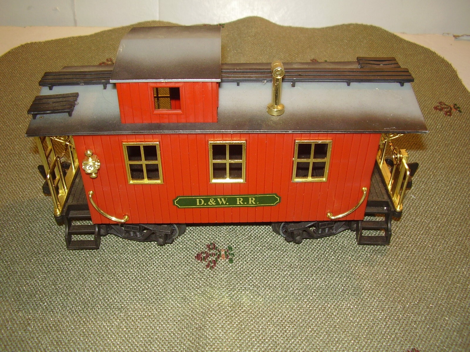 NEW BRIGHT Model Train G Scale D&W Caboose used FREE SHIPPING eBay