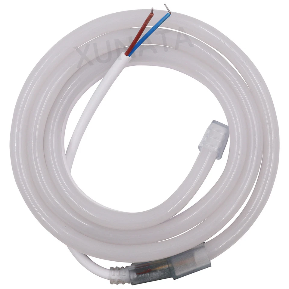 RGB led neon strip 12V Flex 2835 5050 SMD 120LEDs/m Tape Light Rope Clips 1-100m - Image 3 of 4