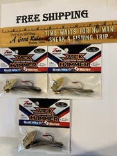 Lot of 3 Z-Man/Evergreen Jack Hammer Chatterbait 3/8oz. GOLDEN SHINER COLOR NIP