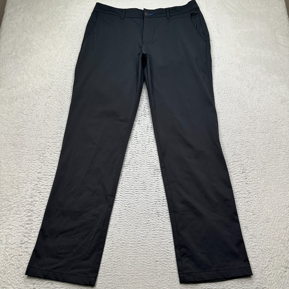 Twillory Gray Tailored Fit Stretch Performance Chino Pants for Men 36x34