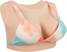 Silicone Breastplate Fake Breast forms Crossdressers Transgender Drag Queen