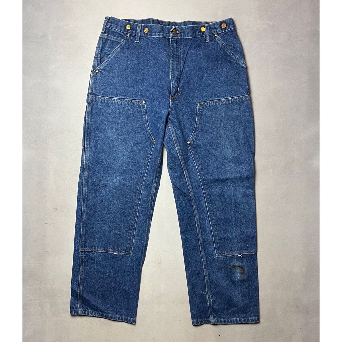 Vintage Carhartt Double Knee Logger Denim Jeans | eBay Vintage Carhartt Double Knee Logger Denim Jeans | eBay