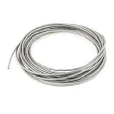 Vinyl Coated Galvanized Cable 1/8 - 3/16, 7x7 : 30 to 60  Ft 