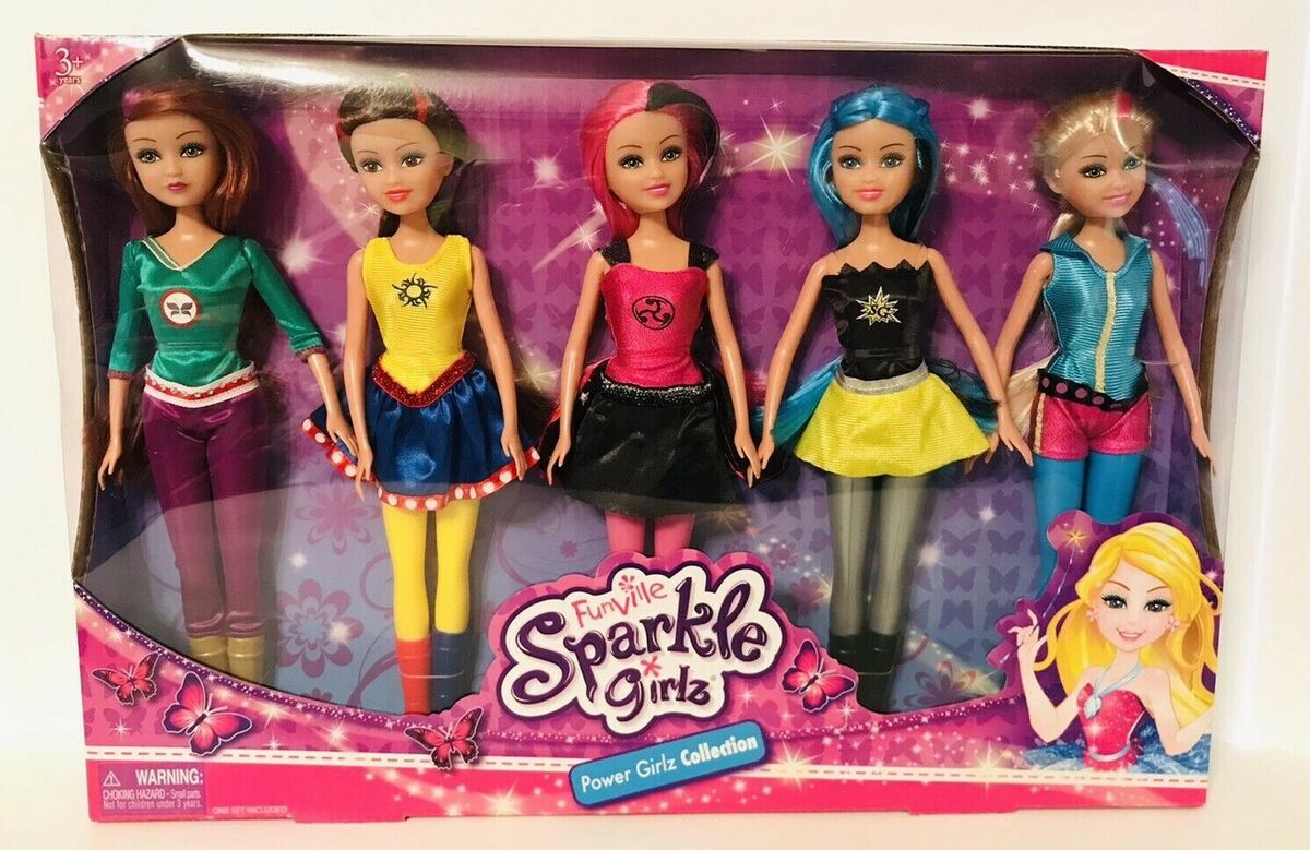 NEW Funville Sparkle Girlz Power Girlz Collection Boxed Set NEW Funville Sparkle Girlz Power Girlz Collection Boxed Set
