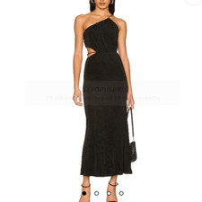 NWT Misha Adara Dress Black Revolve US 2