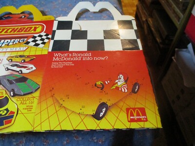 1096) McDonald's Happy Meal Box Matchbox Super GT Built in Speed