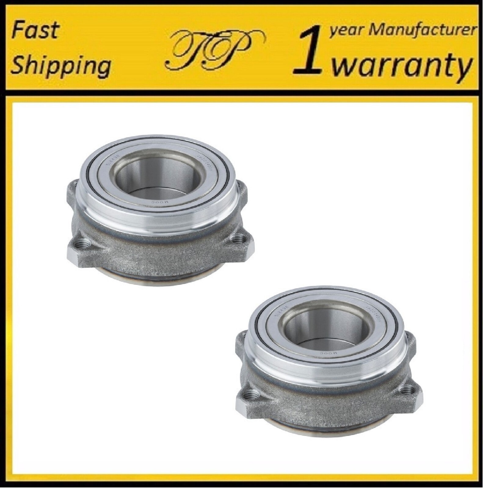 FRONT Wheel HubBearing For MERCEDES C63 AMG 2012/CLK63 AMG 2008/SLR MCLAREN PAIR