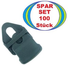 100 MINI KLIP CZARNY Napinacz Fix Klucz Klamra Molton Plandeki Folia Zacisk Klipsy