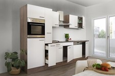 Cuisine équipée kitchenette Chêne York Blanc Oliver 310 CM respekta