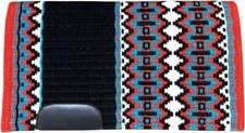 Western Show Horse Riding Handmade Saddle Pad Wool in 34 42