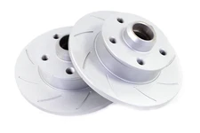 Eurospec Slotted Rear Rotor Set Mk3 B4 GTI Jetta Corrado Passat VR6 226mm 5x100