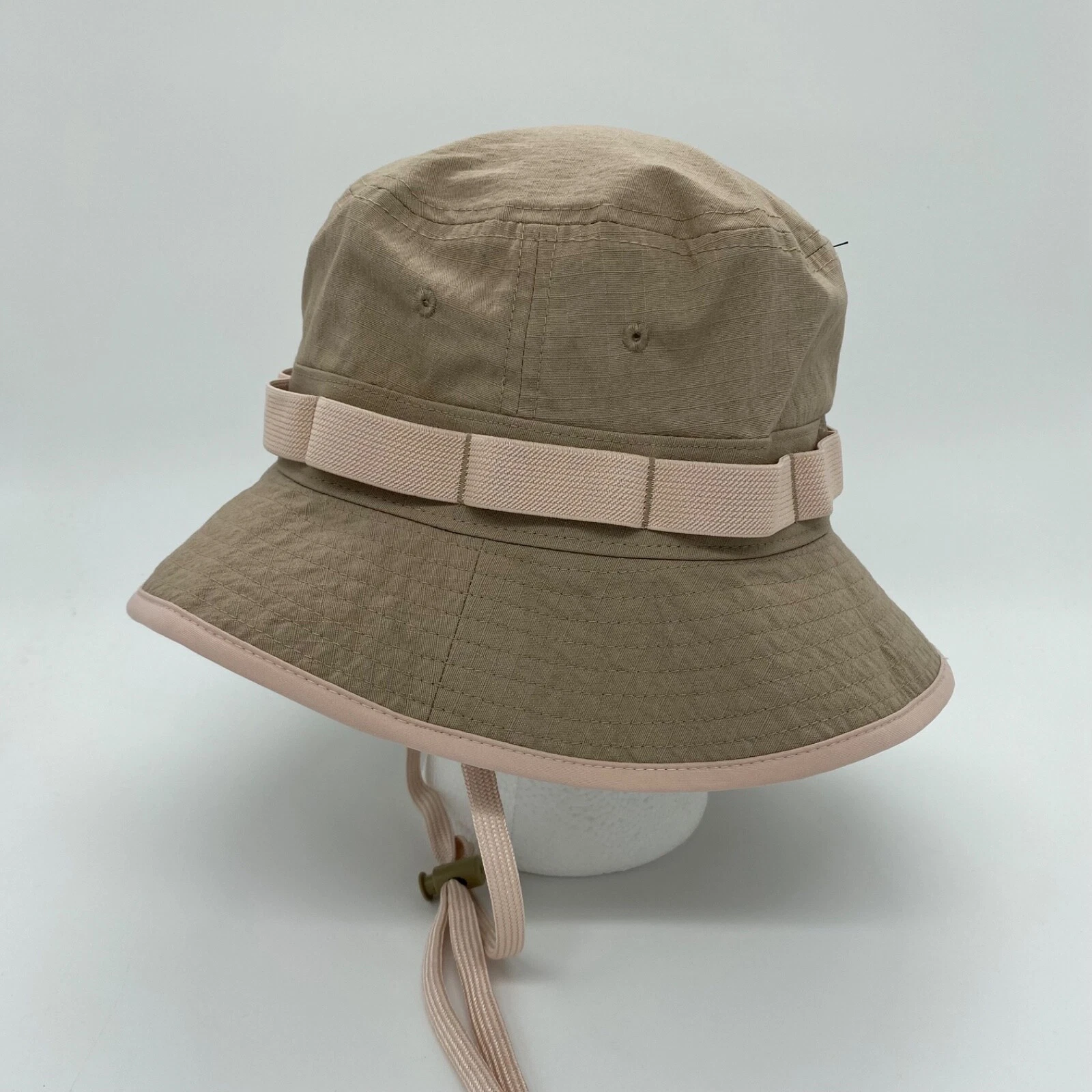 Nike Unisex Adult Bonnie 360 Degree Brim Dri Fit Bucket Hat Beige Size S/M