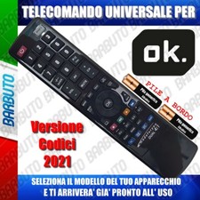 TELECOMANDO UNIVERSALE OK* CLICCA SUL TUO MODELLO E LO RICEVERAI GIA PRONTO