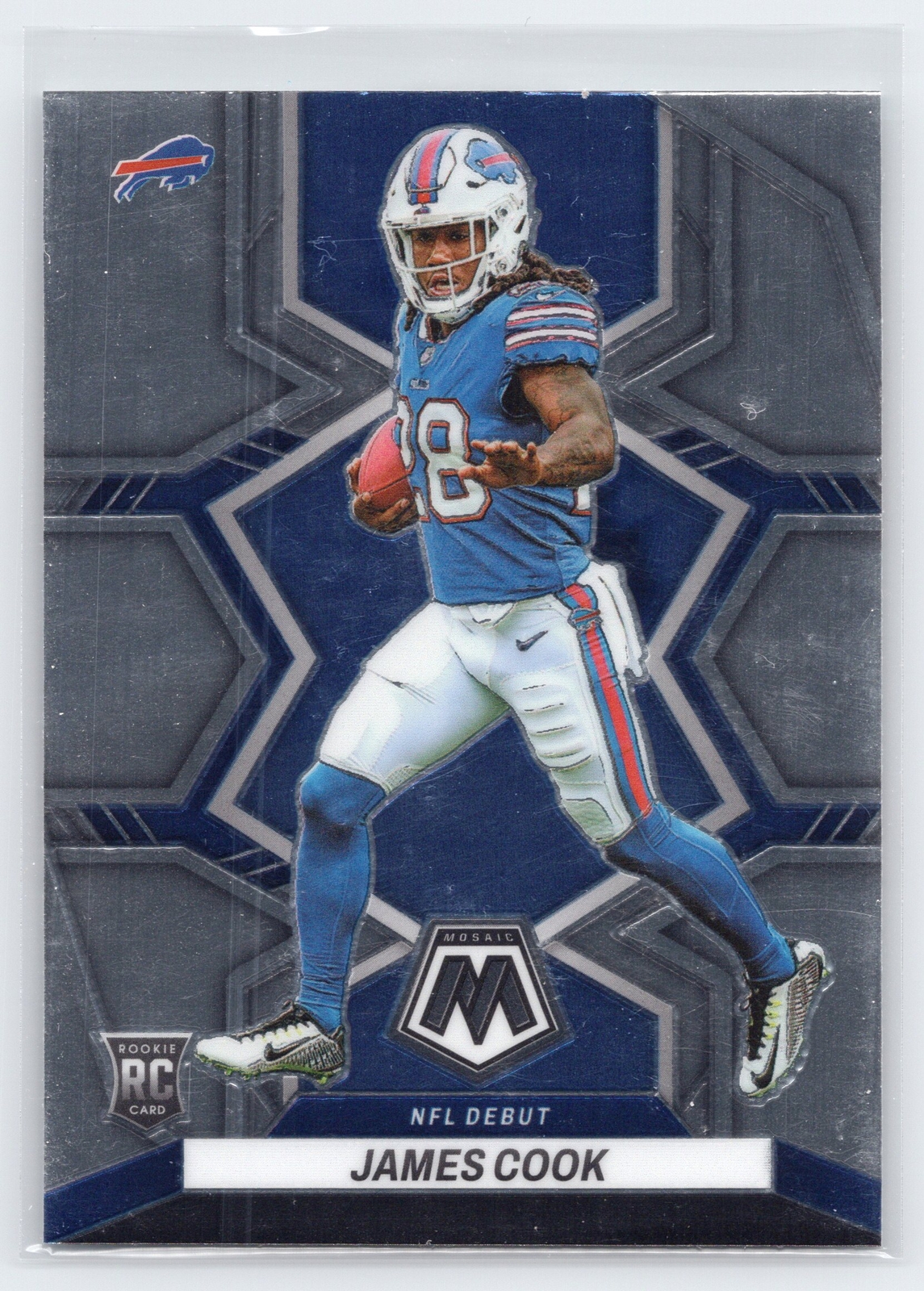 James Cook - 2022 Panini Mosaic - Base #285 - Rookie - Buffalo Bills