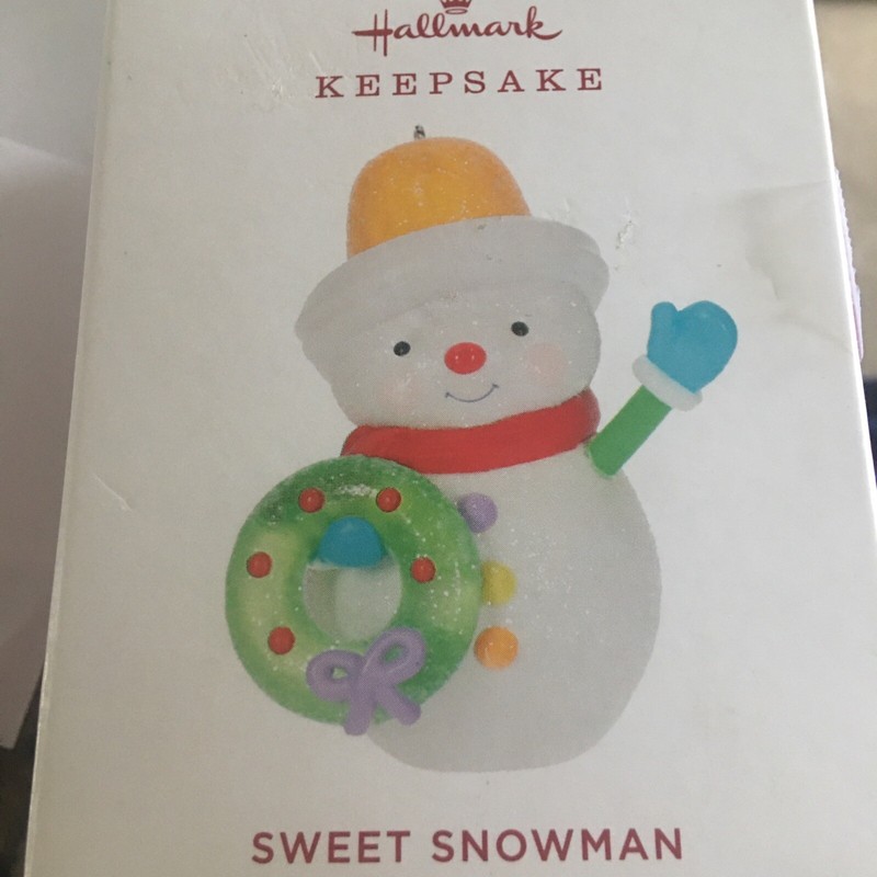 Hallmark Keepsake Ornament Sweet Snowman 2019 Limited Edition