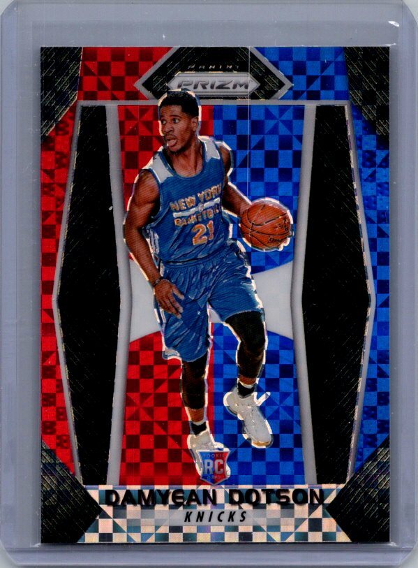 2017-18 Panini Prizm #272 Damyean Dotson Prizms Red White and Blue