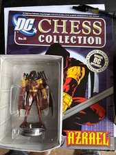 Eaglemoss DC Collezione Scacchi Figurina e Rivista #31 Azrael - PAGNO BIANCO