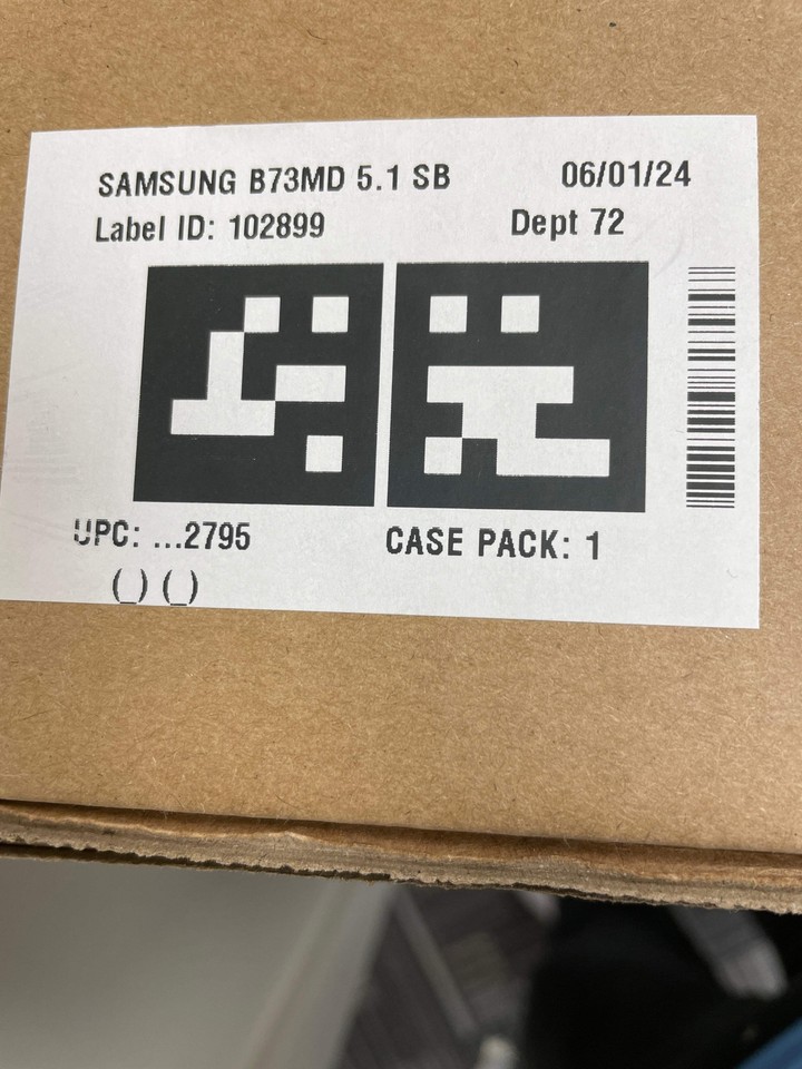 New Samsung Bluetooth Sound Bar Black B73MD With Subwoofer eBay