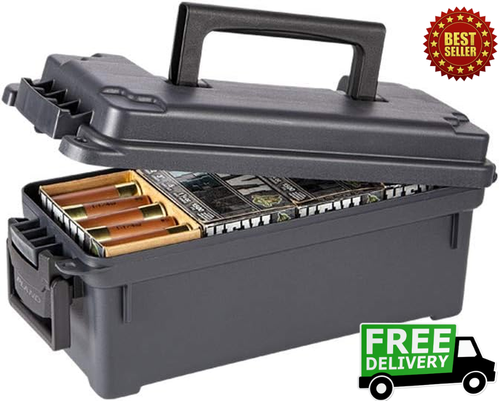 Plano Field Ammo , Plastic Box Heavy Duty Storage Case for Hunting and for tools