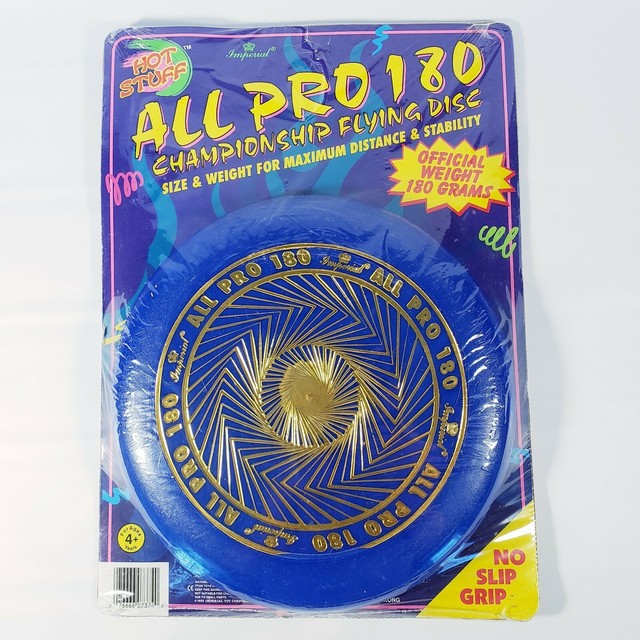 2 Frisbees Imperial All Pro 180flying Disc Frisbee & 160 Grams