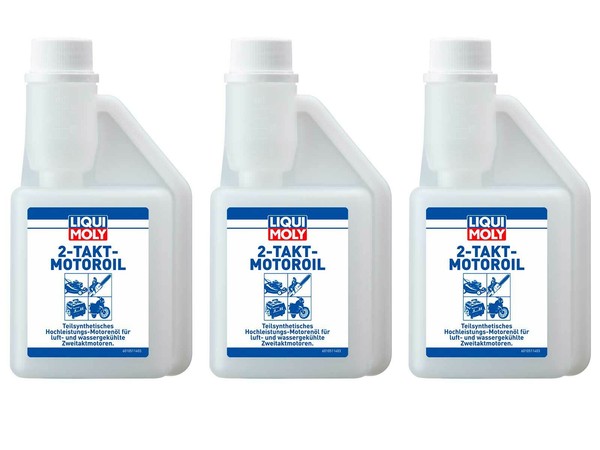 3X Original Liqui Moly 250Ml 2-Takt-Motoroil MotoröL MotorenöL 2T 1051-image