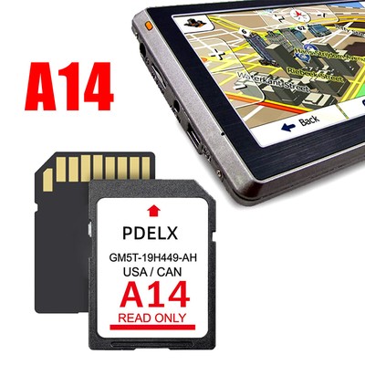  SD Card Navigation GM5T-19H449-AH For Ford Lincoln A14 SYNC2 2023 USA/Canada
