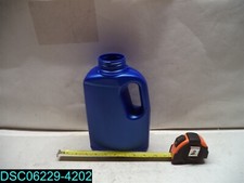 QTY 8: 32 OZ BLUE EMPTY PLASTIC BOTTLES WITH OUT LIDS