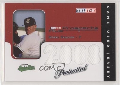 2008 TRISTAR Prospects Plus PROtential Game Used 18/199 Blake Beavan #P-BB 1n0