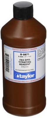 FAS-DPD Titrating Reagent 16 oz Liquid for Accurate Water Testing
