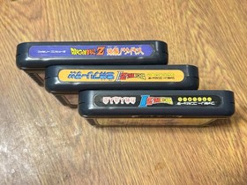 Dragon Ball Z 1 2 3 Famicom Set Kyoushuu Saiyajin Gekishin Freeza Tested NTSC-J