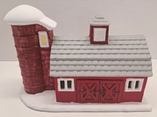 Vintage Byron Molds 1979 Barn And Silo, Christmas Village