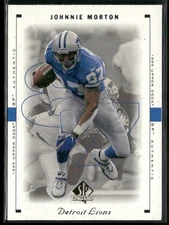 1999 SP Authentic #31 Johnnie Morton