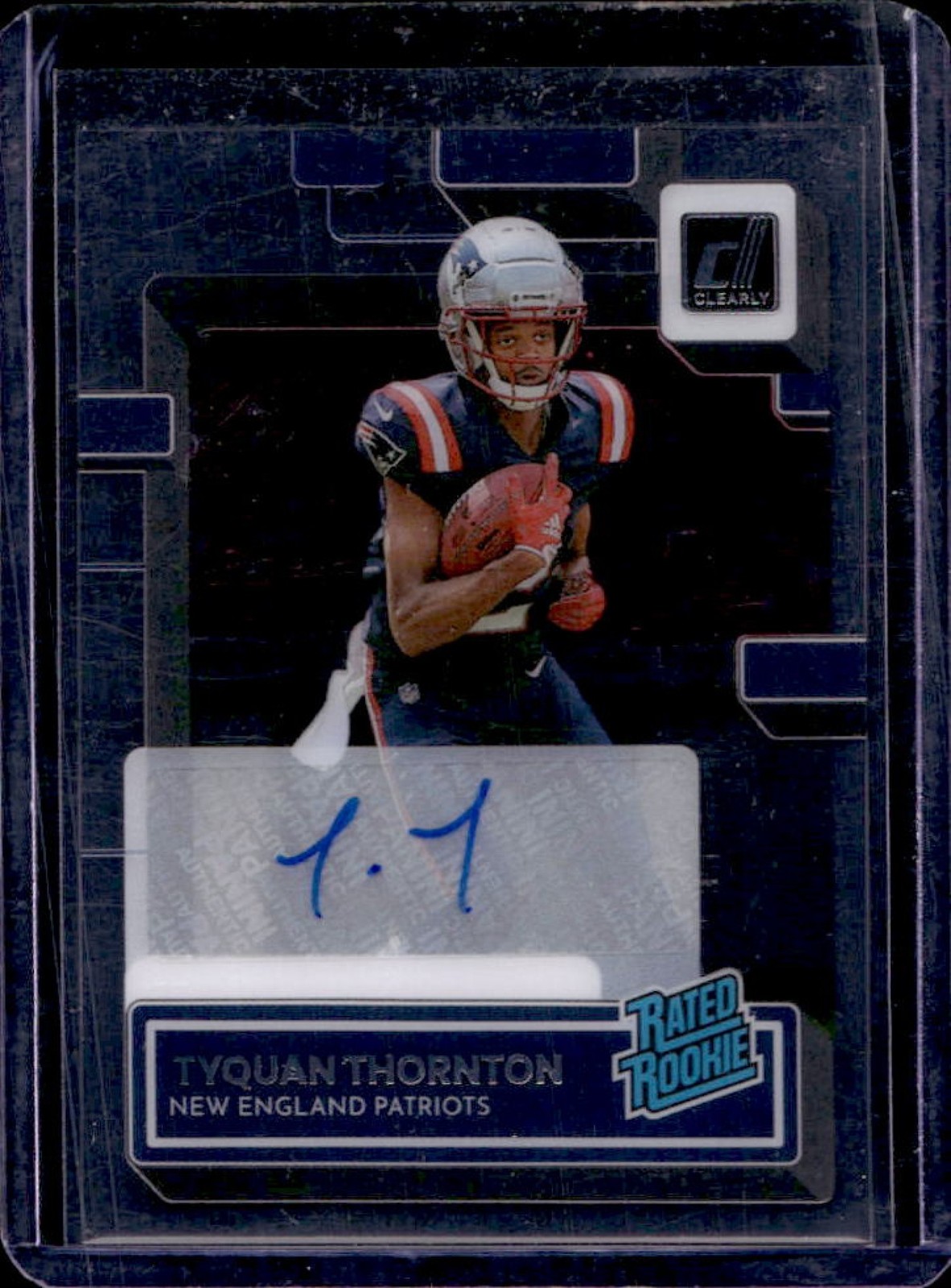 Tyquan Thornton Panini Clearly Donruss #72 Autograph