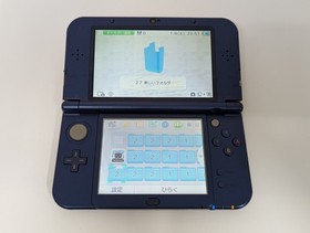 B5351 Nintendo new 3DS LL XL console Metallic Blue Japan fx