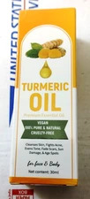 Turmeric Essential Oil Pure Organic Natural Vegan 1 oz 30ml