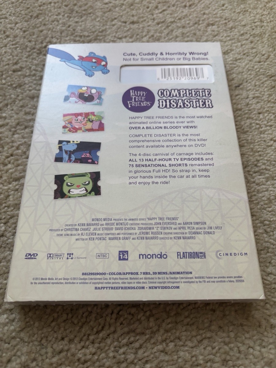 廃盤品 Happy Tree Friends Complete Disaster Happy Tree Friends - Complete Disaster (4-DVD, 2013) | eBay