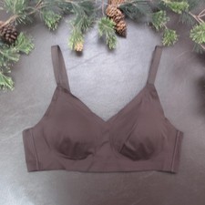 Member's Mark Bralette Womens Medium Wireless Adjustable Deep Chocolate Bra