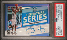 ✨ PSA 10 GEM 2020 PANINI DONRUSS OPTIC KEVIN GARNETT HOLO PURPLE AUTO SIGNATURE