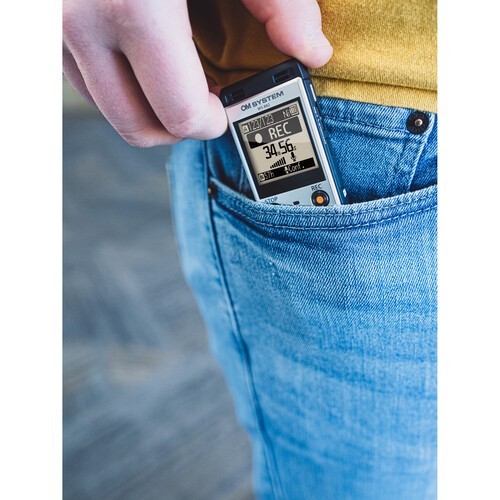 Reconditioned OM SYSTEM WS-882 Digital Voice Recorder- Silver