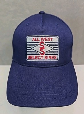 All West Select Sires hat genetic solutions cows horses K products snapback cap