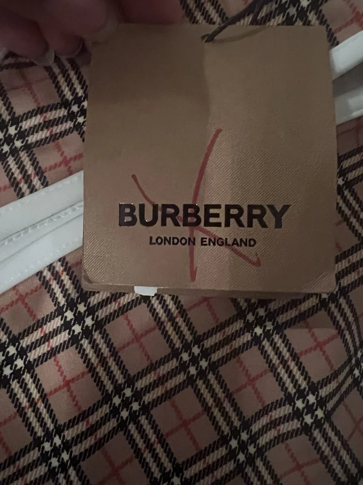 Biquíni Burberry Girl's Crosby 2 peças nova xadrez NOVO - Imagem 4 de 4