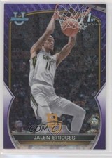 2022 Bowman U Chrome Purple Mini-Diamond Refractor 395/399 Jalen Bridges #99 0c2