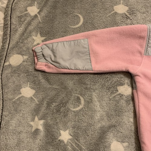 The North Face Full Zip Jacket Girls Fleece Size 5 Pink Gray No Zipper - Picture 7 of 10