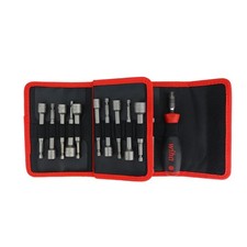 Wiha 76084 22-pc CentroFix Bit Holder & Power Blade Nut Driver Set