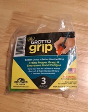 UPC 899681000030 product image for Grotto Grip Pencil Accessory (Pack of 3) NEW In Pack Green Orange Purple | upcitemdb.com